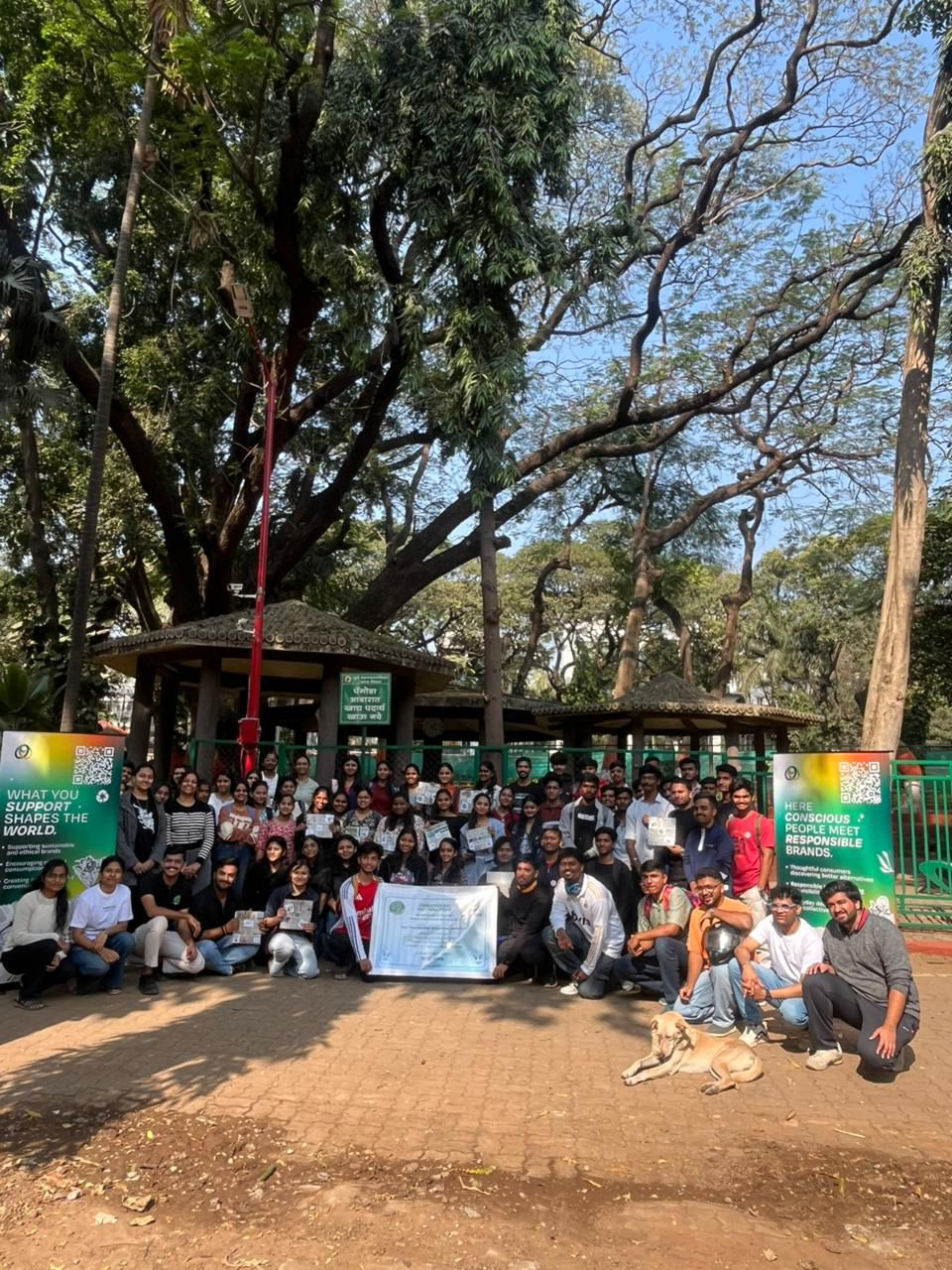 Saying no to plastic, one fold at a time! In collaboration with Wibhoo, 40+ members and volunteers came together to handcraft 400+ eco-friendly paper bags — a small act with a big impact.