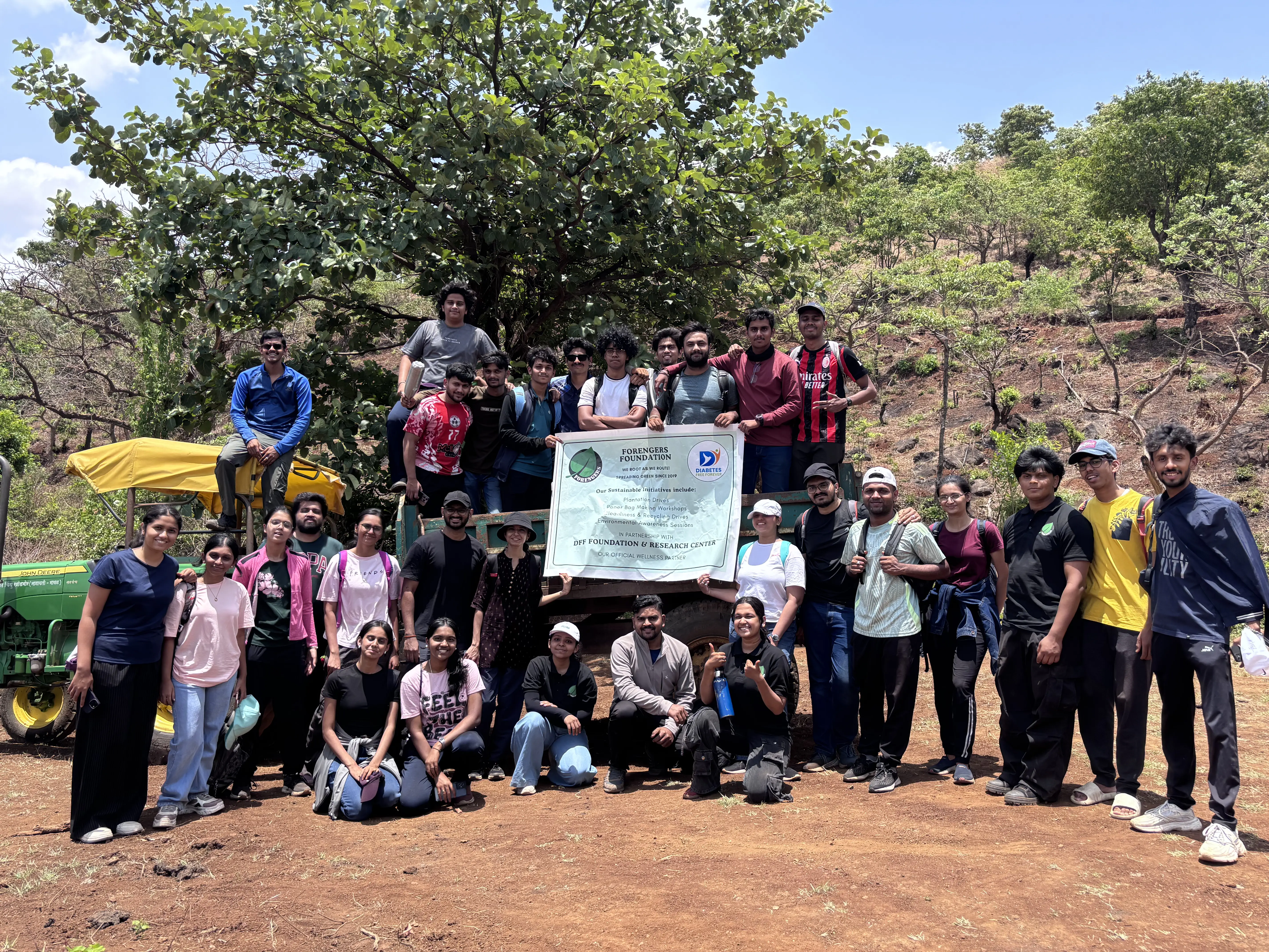 And we are back! Kicking off our plantation season, we planted over 210 saplings on the first drive in collaboration with Diabetes Free Forever. It was a statement of the passion and dedication towards a greener tomorrow.